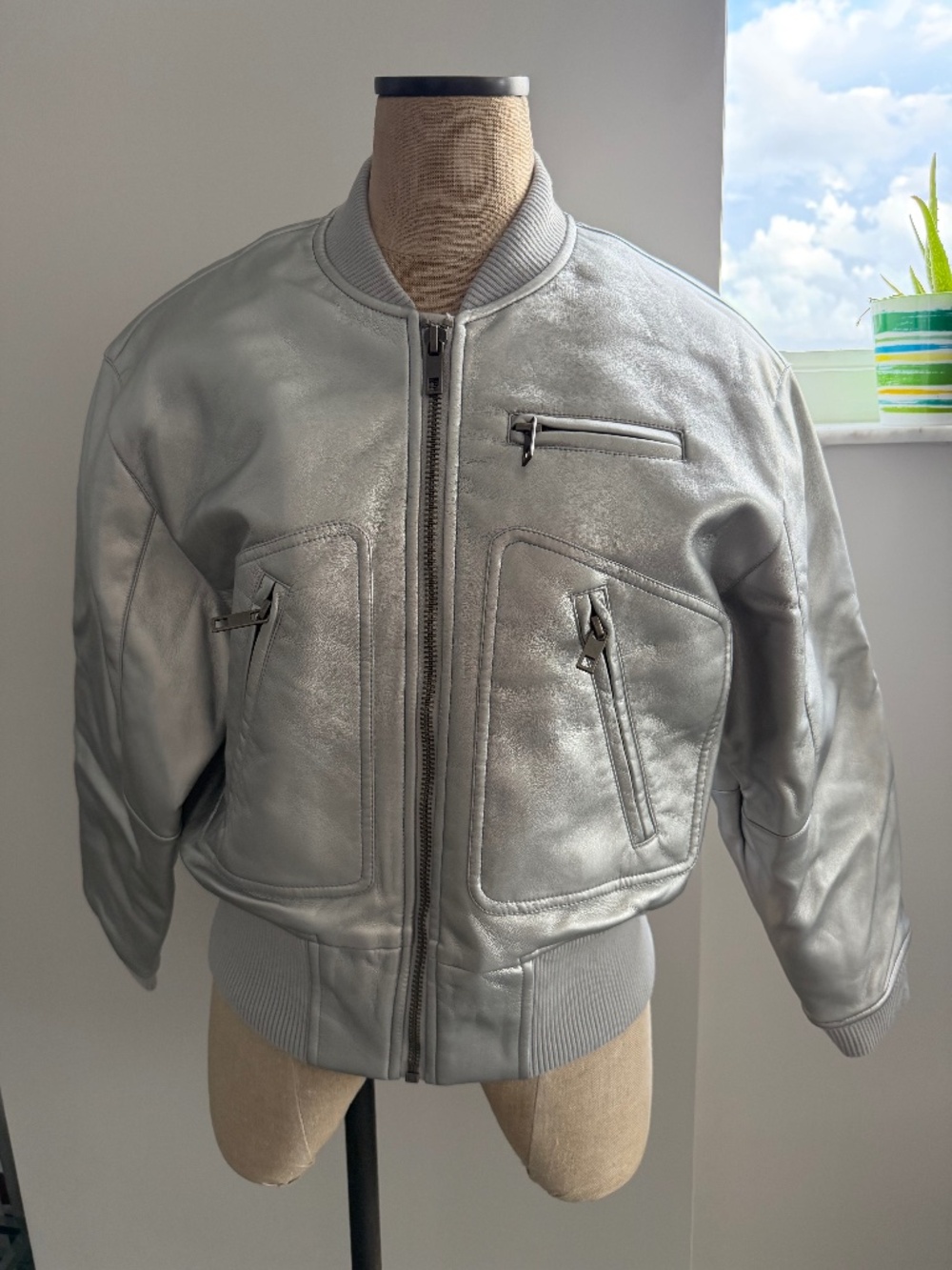 Apparis Chaz Metallic Jacket Size M